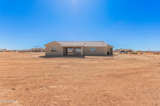 view of back of property