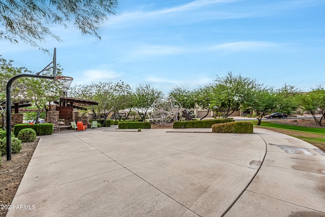 view of sport court