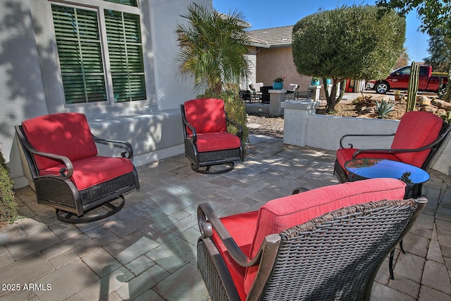 view of patio / terrace featuring outdoor lounge area