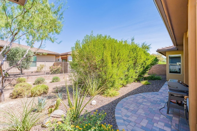view of patio / terrace with a fenced backyard