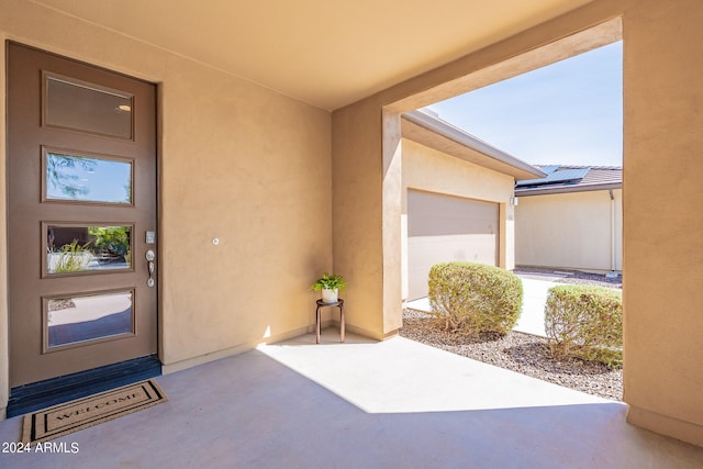 view of property entrance