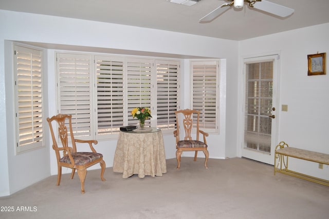 9130 W Utopia Rd, Peoria, AZ 85382 - sitting room with ceiling fan and carpet