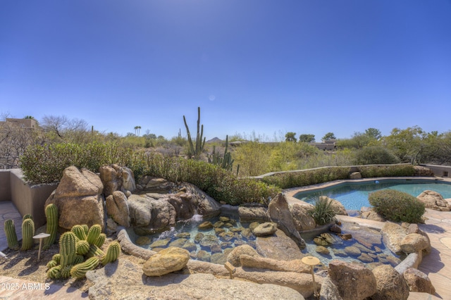 view of pool