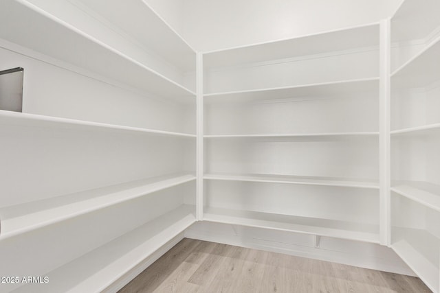 view of storage area