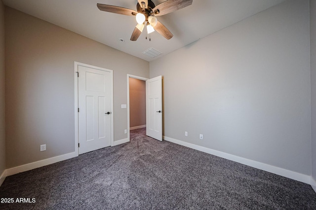 10036 E Naranja Ave, Mesa, AZ 85209 - unfurnished bedroom with carpet flooring and a ceiling fan