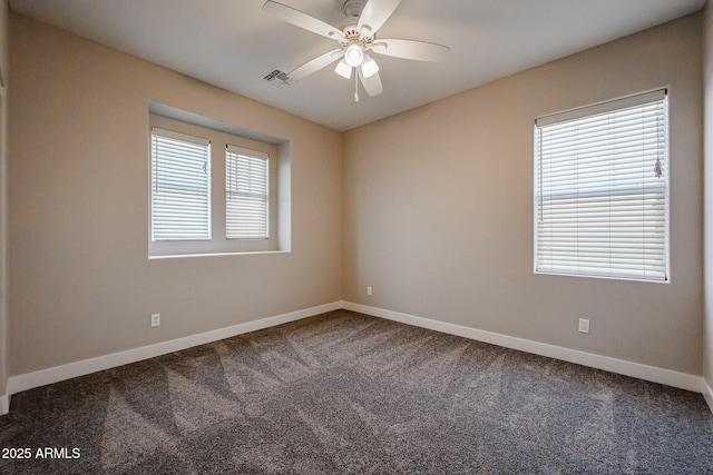 10036 E Naranja Ave, Mesa, AZ 85209 - spare room with carpet floors and a ceiling fan