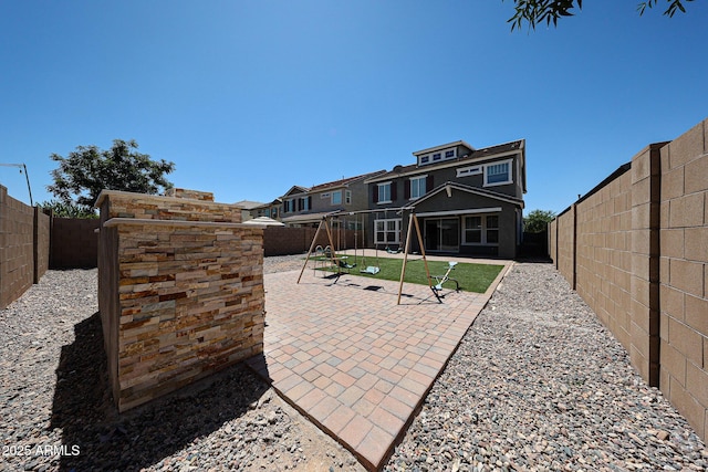10036 E Naranja Ave, Mesa, AZ 85209 - back of house with a patio and a fenced backyard