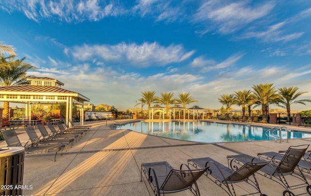 10036 E Naranja Ave, Mesa, AZ 85209 - community pool featuring a patio area and a gazebo