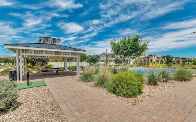 10036 E Naranja Ave, Mesa, AZ 85209 - view of property's community with a gazebo and a residential view