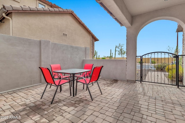 view of patio