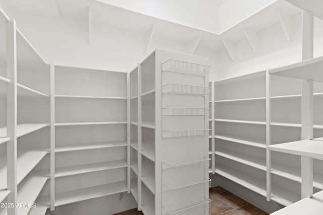 view of storage area