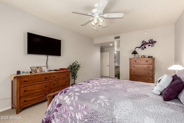 19700 N 76th St Unit 1040, Scottsdale, AZ 85255 - carpeted bedroom with a ceiling fan