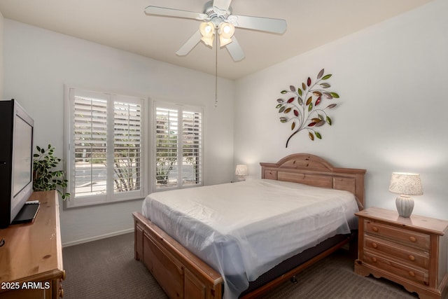 19700 N 76th St Unit 1040, Scottsdale, AZ 85255 - bedroom with carpet floors and ceiling fan