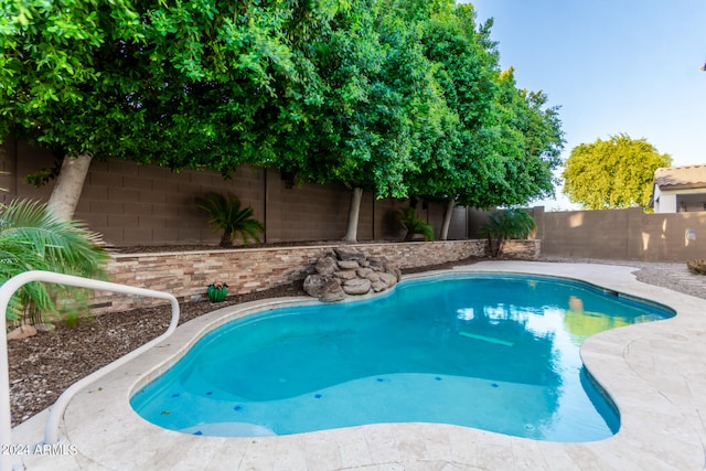 view of pool