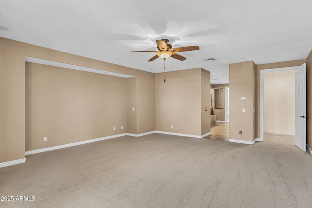 1755 E Tonto Dr, Chandler, AZ 85249 - empty room with a ceiling fan and light carpet