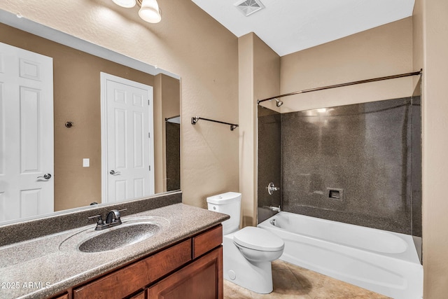 1755 E Tonto Dr, Chandler, AZ 85249 - bathroom featuring vanity, bathtub / shower combination, and tile patterned floors