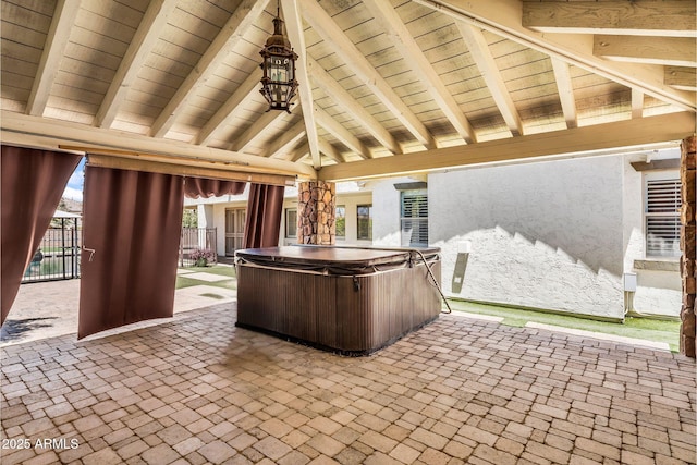 1755 E Tonto Dr, Chandler, AZ 85249 - view of patio / terrace featuring a hot tub