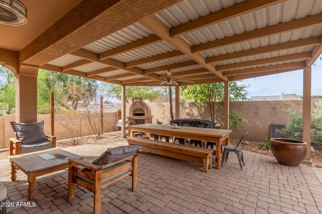 120 E Concorda Dr, Tempe, AZ 85282 - view of patio / terrace featuring a fenced backyard