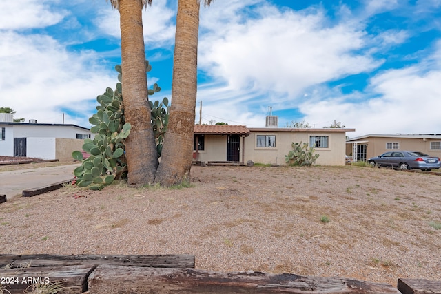 view of ranch-style home