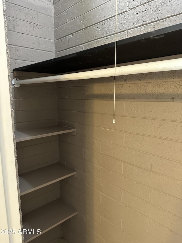 view of closet
