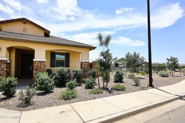 view of front of home