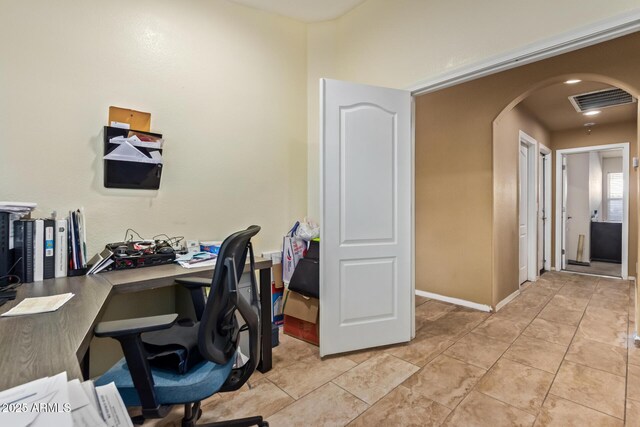 1619 E Aspen Ave, Buckeye, AZ 85326 - home office with arched walkways