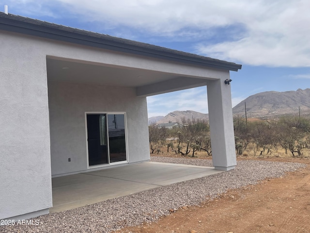 1825 Via Nueva Zelandia, Rio Rico, AZ 85648 - view of patio / terrace with a mountain view