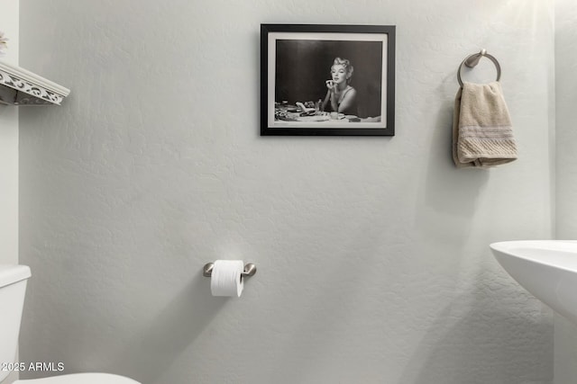 half bath with toilet