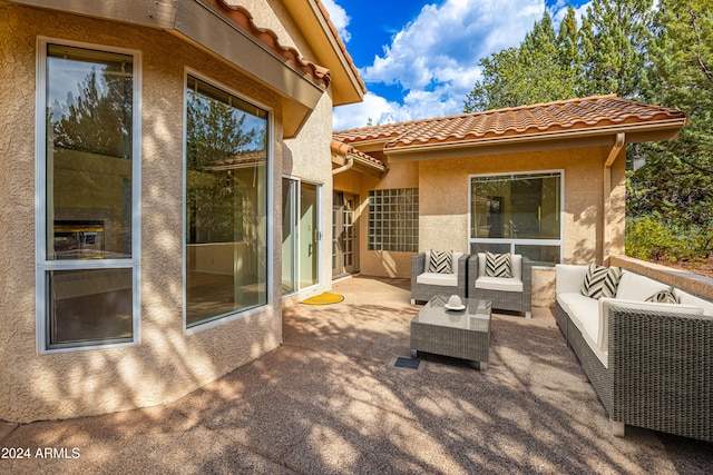 view of patio / terrace with outdoor lounge area