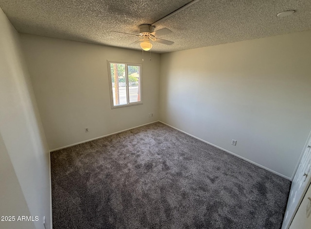 4849 W Northern Ave, Glendale, AZ 85301 - carpeted empty room featuring a ceiling fan and a textured ceiling