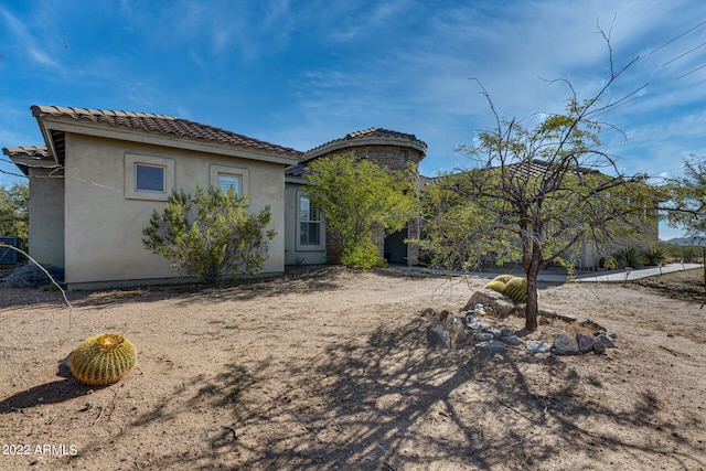 view of rear view of property