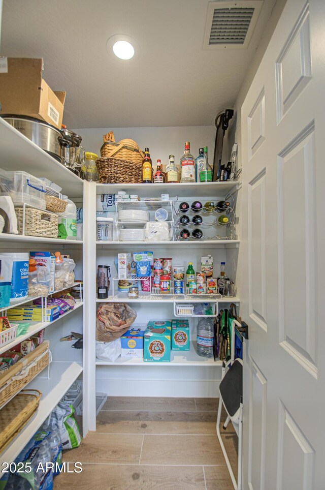 view of pantry