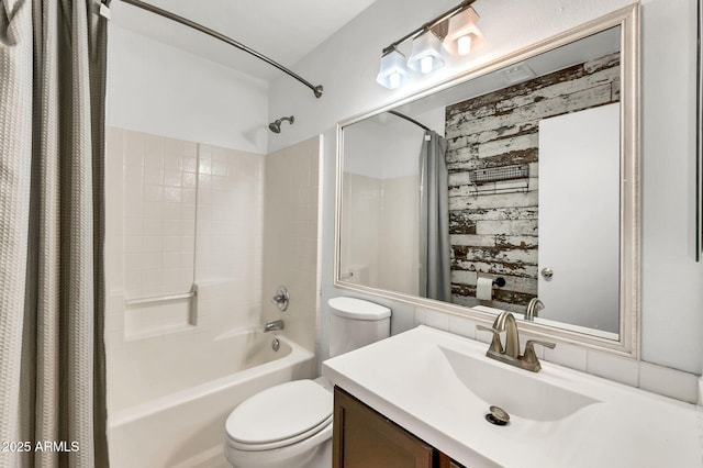 8009 W Salter Dr, Peoria, AZ 85382 - bathroom with shower / tub combo, toilet, and vanity
