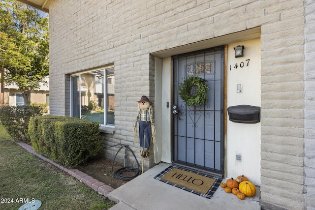 view of property entrance