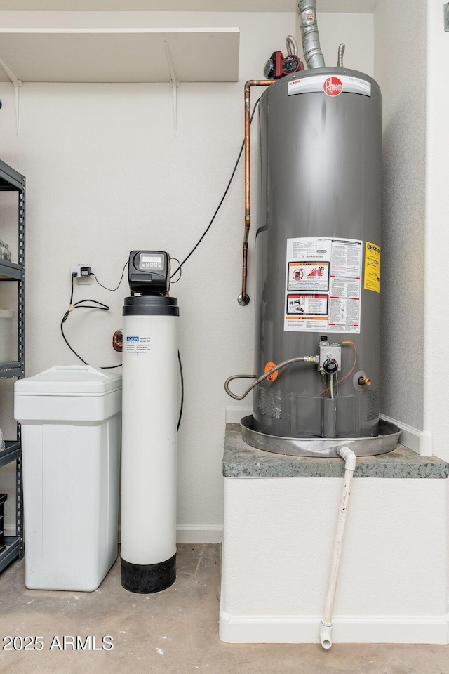 utilities with gas water heater