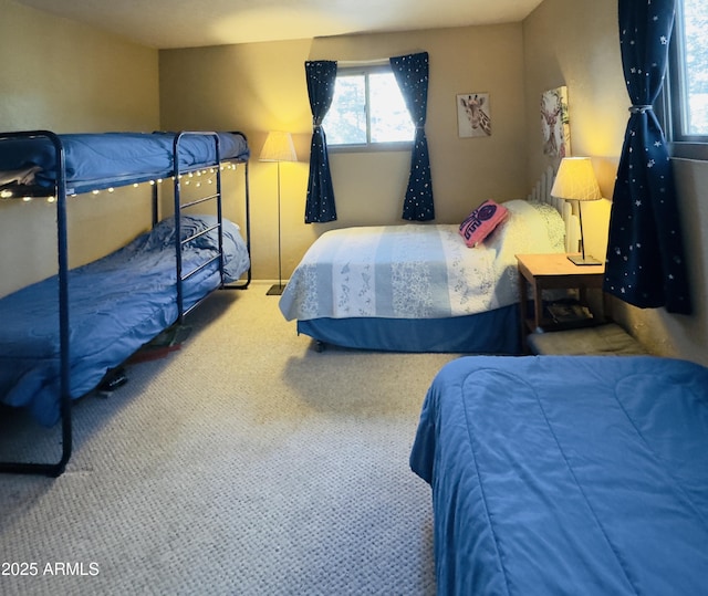 bedroom featuring carpet floors