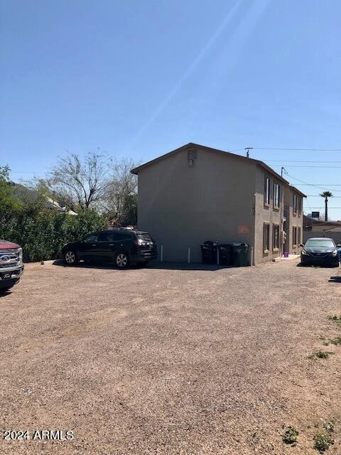 view of property exterior featuring stucco siding