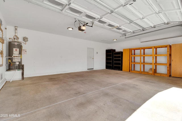 1422 E Ebony Dr, Chandler, AZ 85286 - garage with water heater and a garage door opener