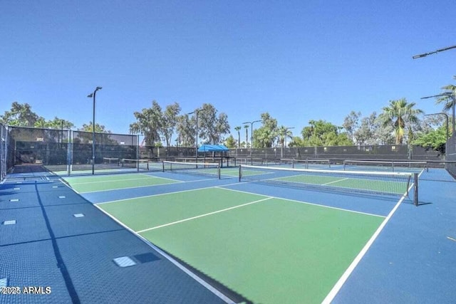 view of sport court with basketball court