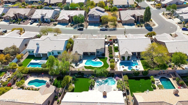 bird's eye view featuring a residential view