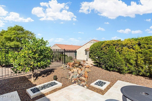 exterior space with a patio