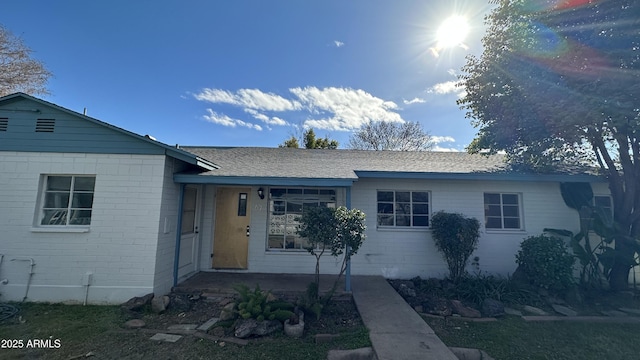 view of ranch-style home