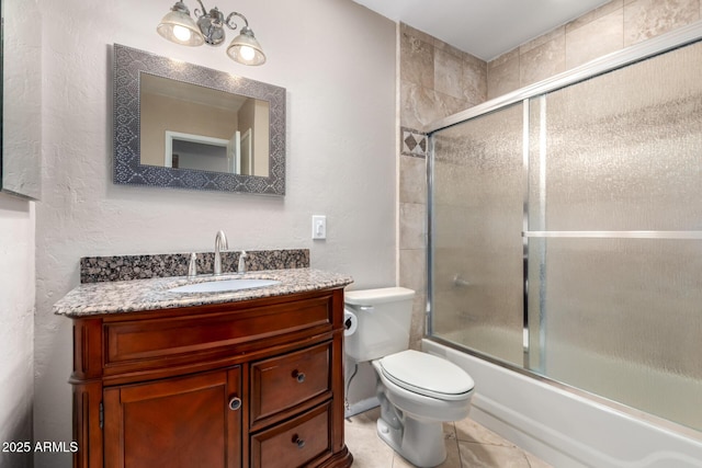 8538 E Vista Dr, Scottsdale, AZ 85250 - bathroom featuring vanity and combined bath / shower with glass door