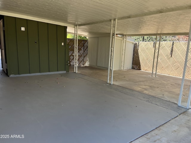 view of patio / terrace with fence