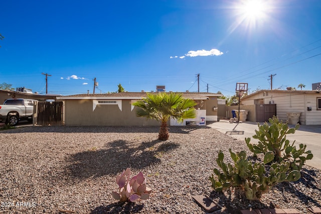 rear view of house featuring a patio area