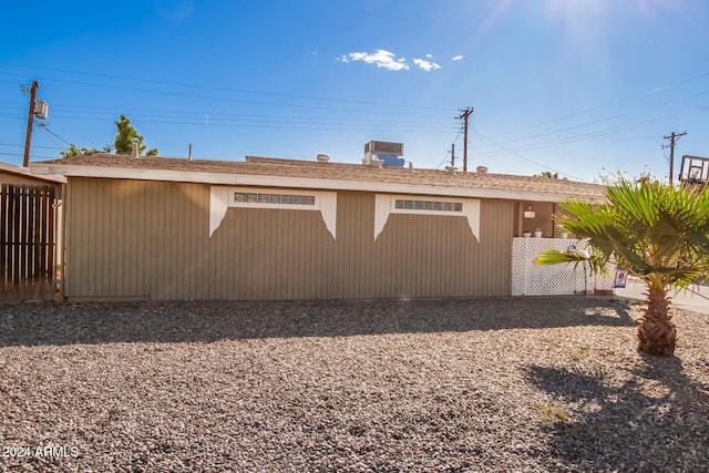 view of property exterior