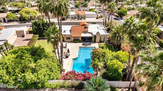 10658 E Cinnabar Ave, Scottsdale, AZ 85258 - aerial view featuring a residential view