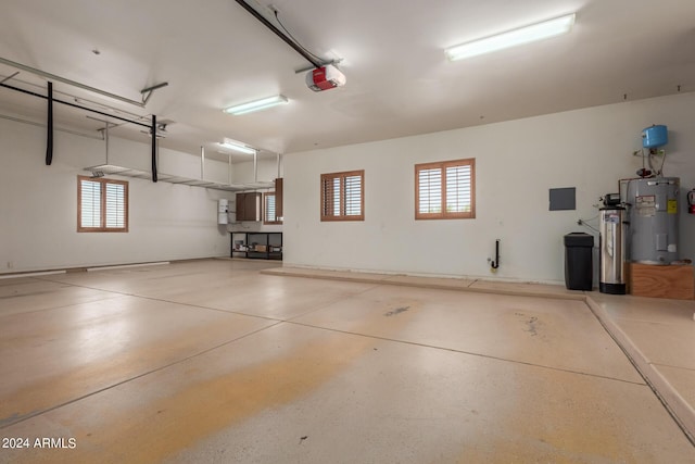 3730 E Cloud Rd, Cave Creek, AZ 85331 - garage with a garage door opener and electric water heater
