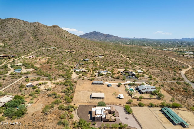 3730 E Cloud Rd, Cave Creek, AZ 85331 - drone / aerial view with view of desert and a mountain view