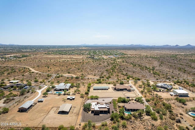 3730 E Cloud Rd, Cave Creek, AZ 85331 - drone / aerial view with a mountain view and view of desert